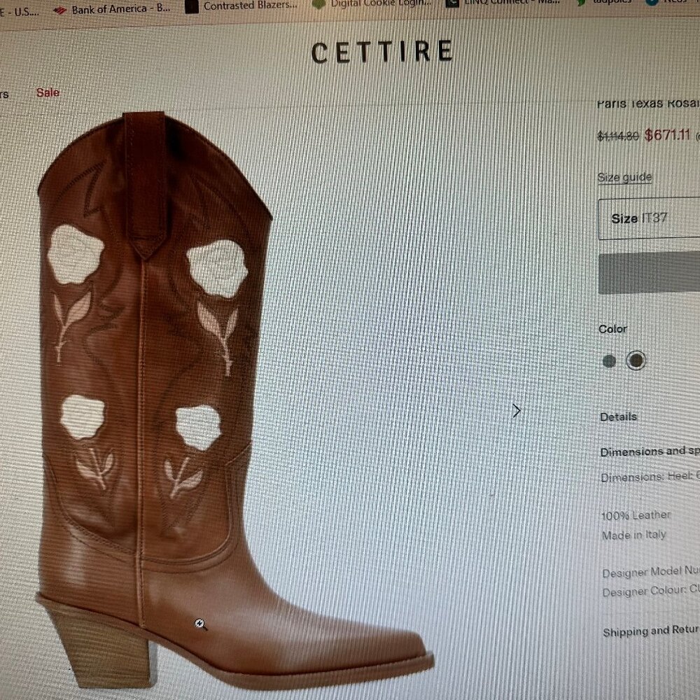 Paris Texas Rosalia Pointed Toe Boots Brand New In Box